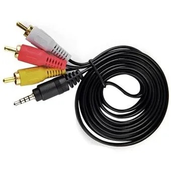 Cable De Audio Video 3 Metros 3x1